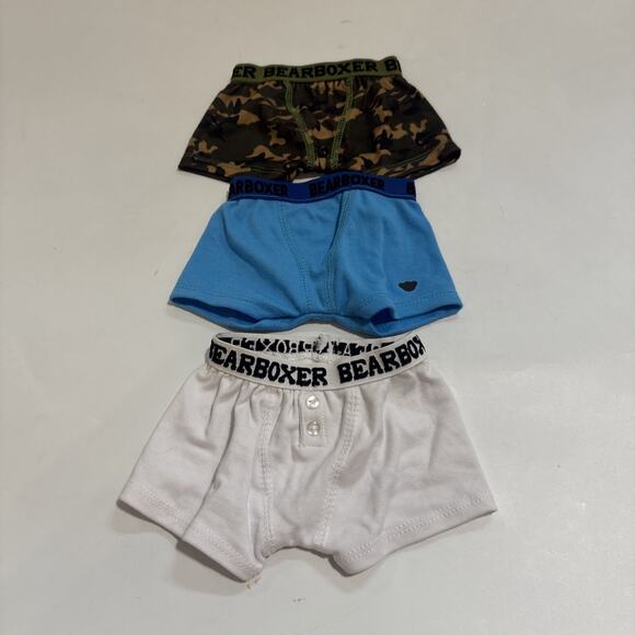 Build A Bear Boxers Shorts BEARBOXER Teddy Clothes BAB - Picture 1 of 7